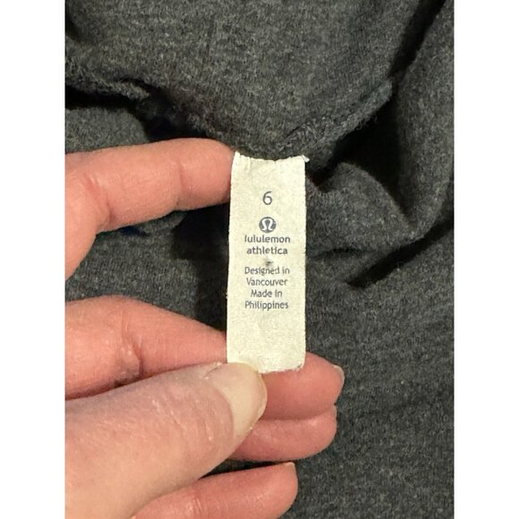 Lululemon Womens Pleated Gray Long Sleeves Turtleneck Blouse Size 6 - Picture 3 of 12